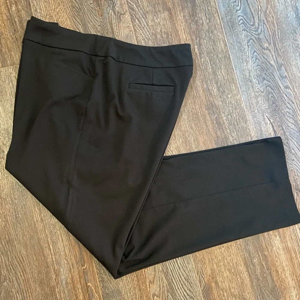 Avenue black knit trousers